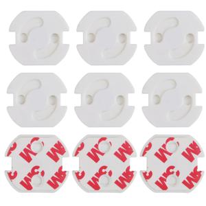 10Pcs 소켓 보호 전기 충격 구멍 어린이 관리 아기 안전 전기 보안 플라스틱 안전 잠금 콘센트 커버