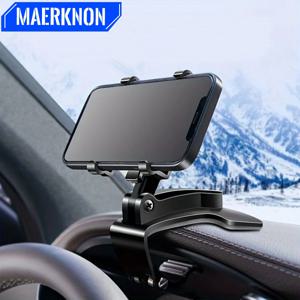 범용 자동차 전화 홀더 대시 보드 자동차 스마트폰 스탠드 360 °   iPhone Samsung Xiaomi용 회전 휴대용 GPS 지원 브래킷