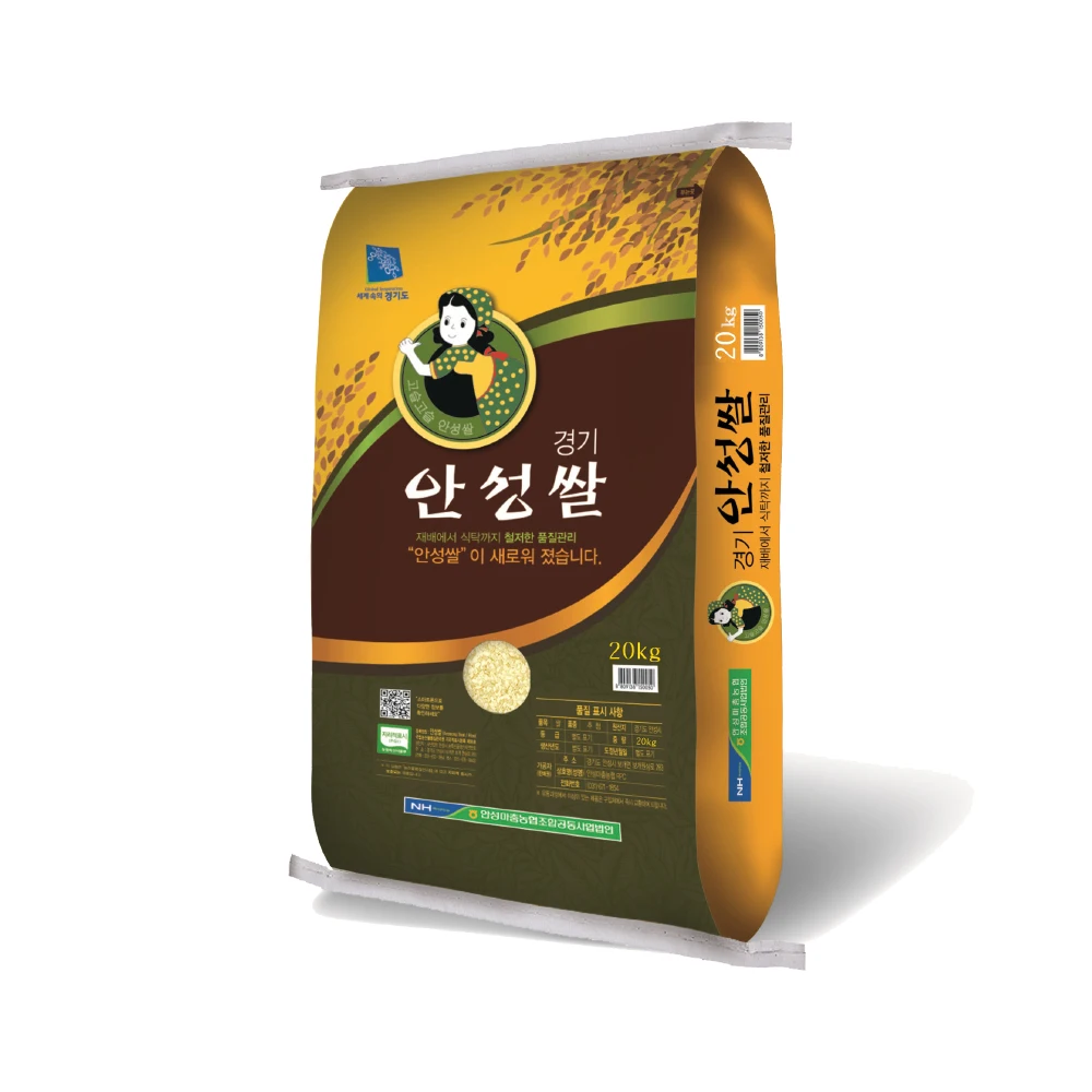 [농협쌀] 24년산 햅쌀 경기 안성쌀 추청 20kg (상등급/당일도정)