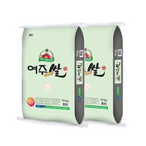 [농협쌀] 24년산 햅쌀 대왕님표 여주쌀 추청 10kg*2 (상등급/당일도정)