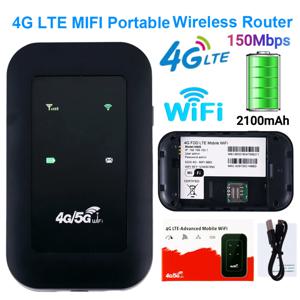 4G LTE 라우터, 150Mbps WiFi 리피터, 신호 증폭기, 네트워크 확장기, 모바일 핫스팟 포켓 무선 Mifi 모뎀, SIM 카드 슬롯
