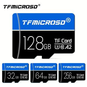 TFMICROSD 메모리 카드 128GB 256GB 64GB Class10 U3 속도 최대 30 메가바이트/초 32GB A2 UHS-I 미니 카드 카메라 Mobie Phone 4K HD TV