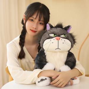 일본 재미 있은 루시퍼 고양이 인형 봉제 장난감 인형 루시퍼 나쁜 고양이 베개 캐롤 고양이 플러시 장난감 생일 선물 소녀
