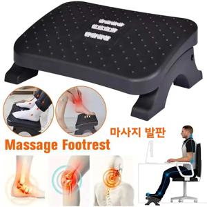 인체 공학적 언더 데스크 발받침 마사지 롤러, 다리 받침대, 통증 완화, 미끄럼 방지 발 스툴, 가정 사무실 작업, 공부 자세 교정