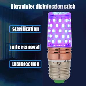 E27 60 LED UV 살균 빛 살균 옥수수 램프 죽이기 먼지 Led 자외선 램프 홈 소독 소독 전구