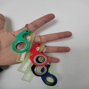 1PCS 뜨거운 판매 새로운 Karambit 회 전자 손가락 회전 클로 칼 키 체인 고품질 금속 곡물 질감 Fidget Spinner Metal Keych