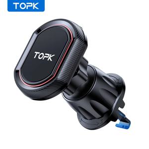 자동차에 대 한 TOPK 자기 전화 자동차 마운트 전화 홀더 공기 환기 업그레이드 후크 클립 전화에 대 한 가장 강한 자석과 자동차 전화 홀더