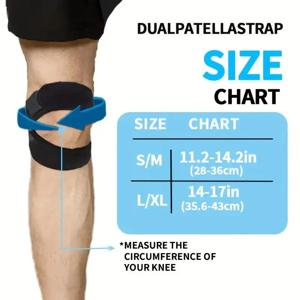 1 PCS 스포츠 Kneepad 더블 슬개골 무릎 슬개골 힘줄 지원 스트랩 버팀대 패드 보호대 오픈 무릎 랩 밴드 Fit ness Me