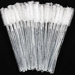 일회용 크리스탈 속눈썹 브러쉬 빗 50Pcs 눈 속눈썹 확장 마스카라 완드 메이크업 전문 메이크업 뷰티 도구
