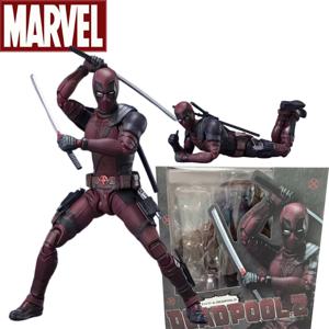 Shf Deadpool 액션 피규어 장난감 고품질 여러 액세서리 데드 풀 모델 인형 동상 차고 키트 수집품 선물