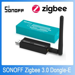 SONOFF Zigbee Dongle-E 3.0 USB 동글 ZHA 또는 Zigbee2MQTT를 통한 범용 ZigBee 게이트웨이 지원 SONOFF ZBMINI S26ZBR2 SNZB