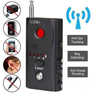 CC308 휴대용 숨겨진 카메라 탐지기 안티 스파이 솔직한 버그 파인더 미니 무선 신호 가제트 GSM GPS 라디오 스캐너 RF 추적기
