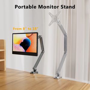 모니터 스탠드 용 긴 팔 스탠드 iPad Galaxy Xiaomi 태블릿 Kindler 태블릿 데스크 홀더 마그네틱 침대 전화 스탠드 클립 마운트