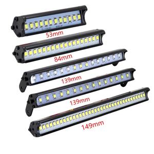 Rc 자동차 지붕 Led 라이트 바 라이트 53-149mm 서치 1/10 Trxxas Trx4 Defender Trx6 G63 Axial Scx10 D90 Rgt Yikon Crawler