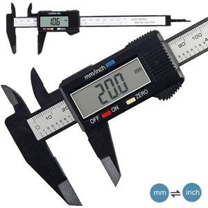 150mm 전자 디지털 캘리퍼스 100mm 0.1mm 측정 도구 버니어 마이크로미터 측정 도구 깊이 게이지 악기 Pachometer