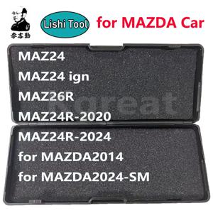 Lishi 도구 2 in 1 2in1 MAZ24 MAZ24ign MAZ24R-2020 MAZ24R-2024 MAZ26R for MAZDA2014 for MAZDA2024-SM for Mazda