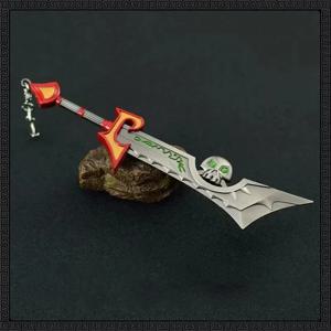 18cm 월드 오브 워크래프트 부패한 Ashbringer Magni Bronzebeard Tirion Fordring 금속 게임 주변 블레이드 모델 선물 장난감 소년