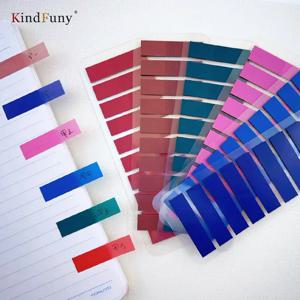 200Pc 색인 탭 자체 접착 페이지 마커 방수 스티커 메모 파일 분류 플래그 플래너 스티커 편지지