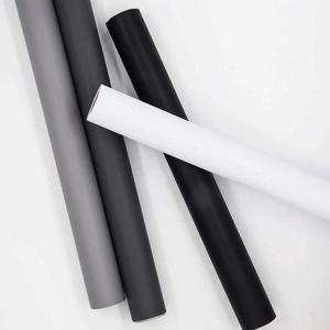 매트 PVC 방수 DIY 자기 접착 비닐 벽지 주방 캐비닛 데스크탑 접촉 종이 벽 스티커 홈 장식 벽 Rol