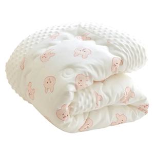 100x120cm 아기 누비 이불 여름 부드러운 낮잠 커버 침대 담요 신생아 유아용 Swaddle Wrap 4 Seasons Coverable Quilt blanket