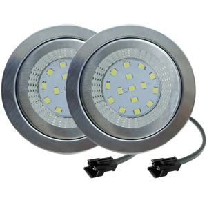 2팩 DC 12V 범위 후드 램프 1.5W LED(SM 수형 커넥터 포함) 주방 후드 라이트 연기 배기 장치 라이트 화이트 6000K