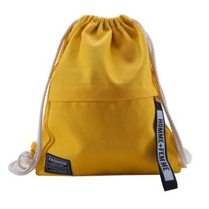 캔버스 Drawstring 배낭 패션 학교 체육관 Drawstring 가방 캐주얼 문자열 배낭 학교 백 팩 틴 에이저 여성을위한