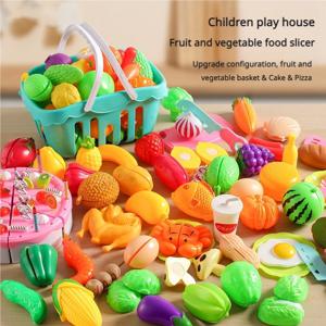 DIY 과일 절단 장난감 야채 과일과 야채 부모-자식 시뮬레이션 주방 음식 어린이 생일 선물