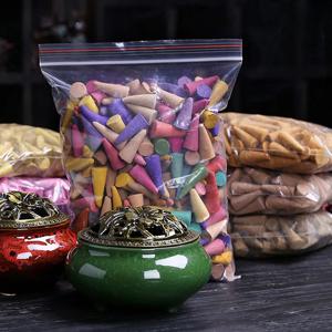 60Pcs 천연 향 콘 혼합 풍미 역류 Insence 꽃 라벤더 백단 요가 명상 차 방 홈 장식