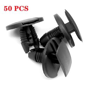 푸조 시트로엥 범퍼 리벳 펜더 패스너 클립에 대 한 50pcs 8mm 자동 패스너 클립 플라스틱 자동차 클립 도어 패널 수리 펜더
