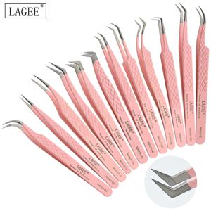 LAGEE 파이버 팁 속눈썹 연장 핀셋 볼륨 분리 정밀 속눈썹 핀셋 나노 기술 눈썹 from Nagaraku 메이크업