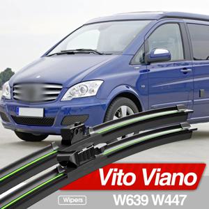 메르세데스 벤츠 Vito Viano W639 W447 2006-2022 앞 유리 와이퍼 블레이드 2pcs 앞 유리 창 액세서리 2007 2021