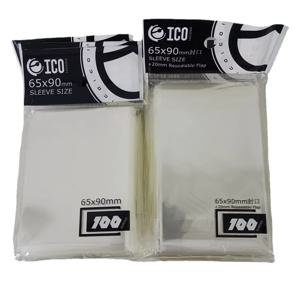 100Pcs 65X90mm 클리어 카드 슬리브 TCG 트레이딩 카드 수호자 타로 쉴드 보드 게임 마법의 커버 PKM