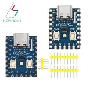 Raspberry Pi 마이크로 컨트롤러 PICO 개발 보드 모듈 듀얼 코어 Cortex M0+ 프로세서 2MB 플래시용 RP2040-Zero RP2040