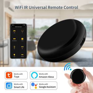 Tuya 스마트 WiFi 범용 적외선 컨트롤러 에어컨 TV 지원을위한 스마트 지능형 IR 원격 Alexa Google 홈