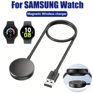VIKEFON 삼성 갤럭시 시계 5 6 Pro 용 자기 고속 충전기 삼성 시계 1 2 3 4 범용 충전 용 고속 충전 USB C
