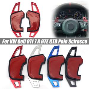 자동차 스티어링 휠 패들 시프트 확장 시프터 스티커 VW 골프 7 GTI MK7 GTE GTD RLINE Volkswage POLO Scirocco Sagitar GLI