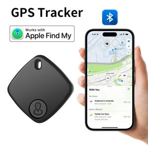 블루투스 미니 분실 방지 추적 장치, 애플 파인드 마이 앱 스마트 태그, 어린이 애완 동물 GPS 추적기, 알람 알림 포지셔너 작동
