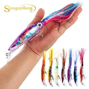 Sougayilang 낚시 미끼 인공 미끼 하드 플라스틱 문어 가짜 미끼 낚시 미끼 미끼 미끼 낚시 태클 Pesca