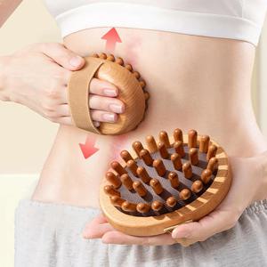바디 안티 셀룰 라이트 브러시 진정 나무 에센셜 오일 스파 에어 쿠션 마사지 헤어 빗 두피 마사지 브러시 바디 마사지