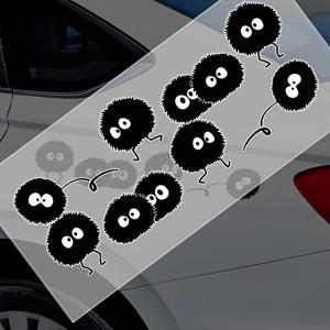 JDM 작은 연탄 데칼 오토바이 사이드 스트립 자전거 헬멧 자동차 도어 바디 창 후면 유리 스케이트 보드 노트북 스티커