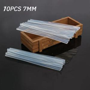10Pcs 7mm 또는 11mm 핫멜트 접착제 스틱 접착제 접착제 총에 대 한 반투명 강한 점도 막대 홈 DIY 산업 수리