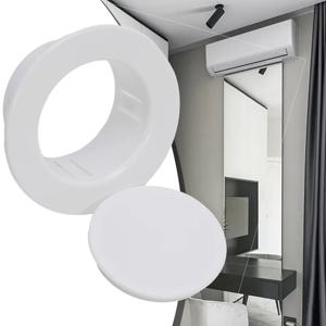 40-100mm 장식 벽 구멍 커버 보호 통풍구 장식 캡 플라스틱 플러그 에어컨 구멍 파이프 라인 주방 도구