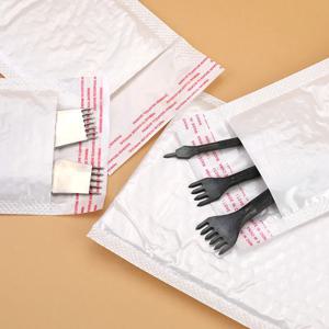 Fniiva 100PCS 5 크기 흰색 버블 메일러 버블 패딩 메일 링 봉투 메일러 폴리 포장 셀프 인감 배송