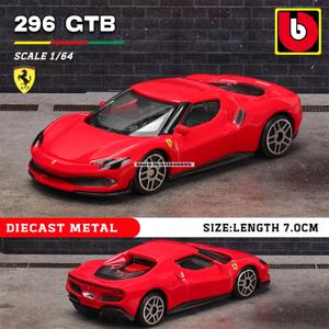 Bbugo 1:64 페라리 488 458 F12 296 GTB F40 F50 합금 고급 자동차 다이 캐스팅 자동차 모델 장난감 컬렉션 선물 미니 자동차 모델