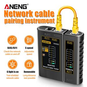ANENG M469D 케이블 lan 테스터 네트워크 케이블 테스터 RJ45 RJ11 RJ12 CAT5 UTP LAN 케이블 테스터 네트워킹 도구 네트워크 수리