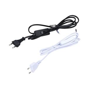 EU/US 플러그 LED 튜브 전원 연장 케이블 책상 램프 전원 코드(켜기/끄기 스위치 포함) LED 전등 케이블 드롭 배송