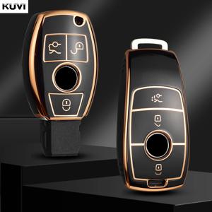 TPU 자동차 원격 키 케이스 커버 셸 Fob 메르세데스 벤츠 A B C E S 클래스 W204 W205 W212 W213 W176 GLC CLA AMG W177 X167
