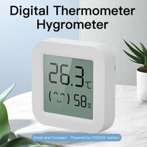 LCD 디지털 온도계 습도계 실내 방 전자 온도 습도 측정기 센서 게이지 가정용 기상 관측소