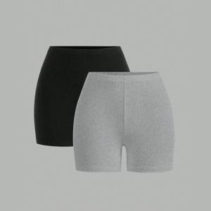2 조각 솔리드 컬러 요가 Ultrashort 레깅스 소프트 여성 체육관 운동 꽉 스포츠 짧은 압축 종합 훈련 조깅