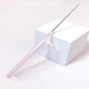 1Pc 쥐 꼬리 빗, 모든 모발 유형에 대한 정전기 방지 및 내열성 놀리는 경량 빗, 실제 머리 가발 전용